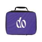 Purple Minimalist 'do' Logo Lunch Bag — Insulated School & Office Lunchbox 1
