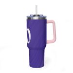Purple 'do' Script 40oz Vacuum Tumbler — Insulated Travel Mug 48