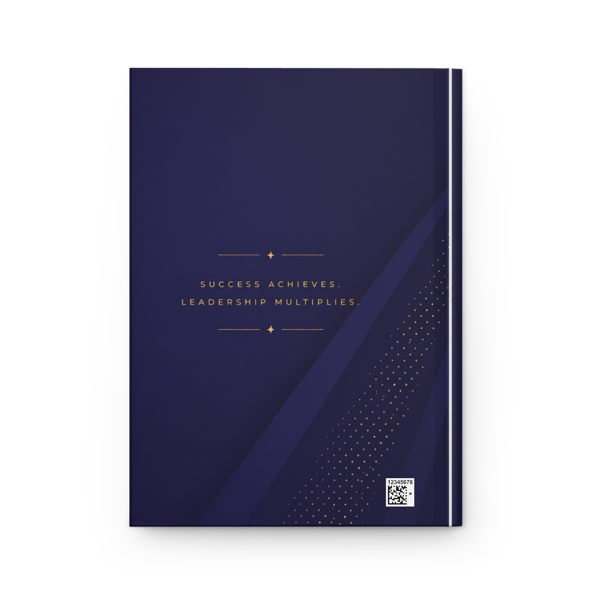 Leadership Multiplies NOTES Hardcover Journal | Blue & Gold Matte Notebook - Image 5