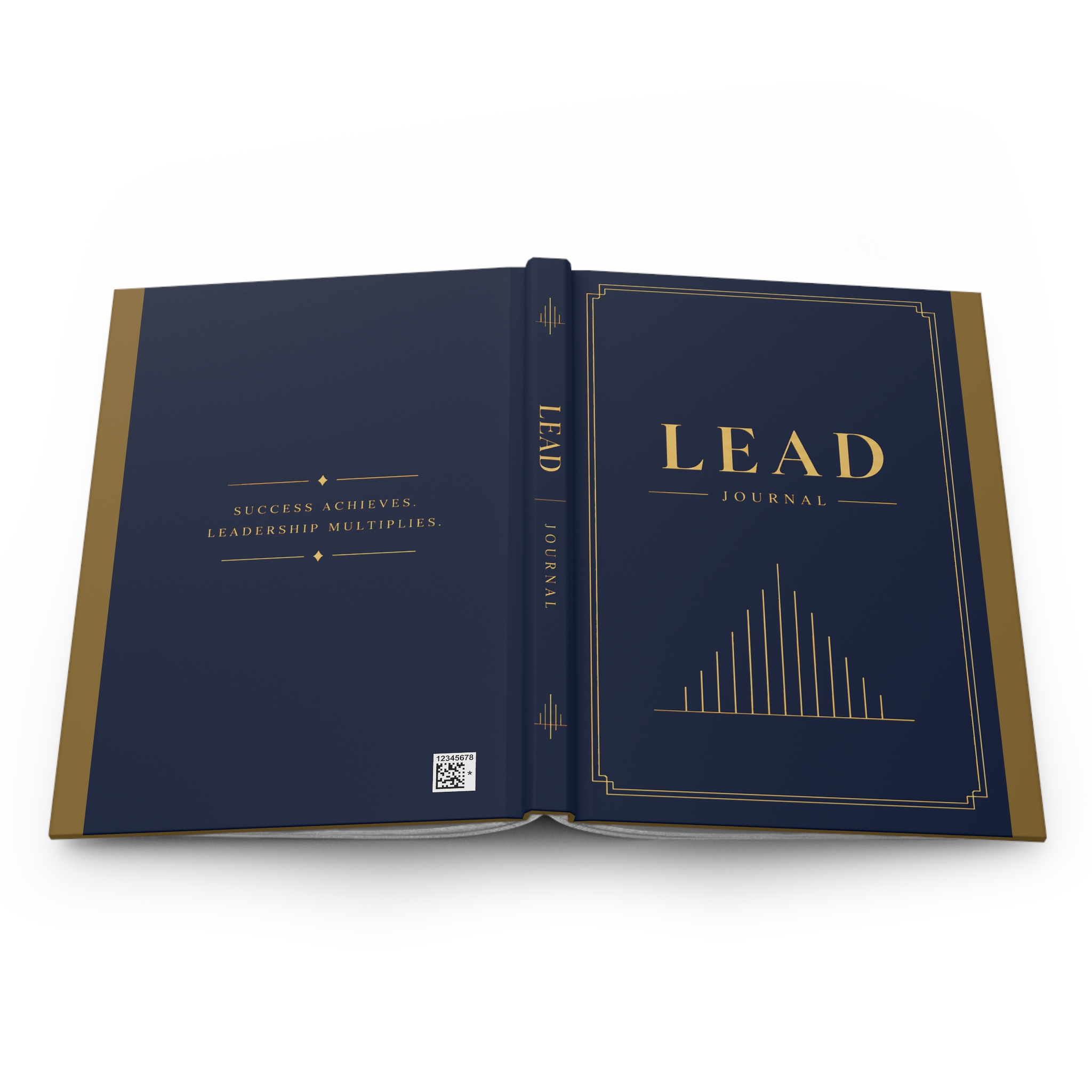 LEAD Hardcover Journal (in Blue) — Professional Notebook - Image 2