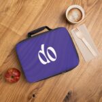 Purple Minimalist 'do' Logo Lunch Bag — Insulated School & Office Lunchbox 2