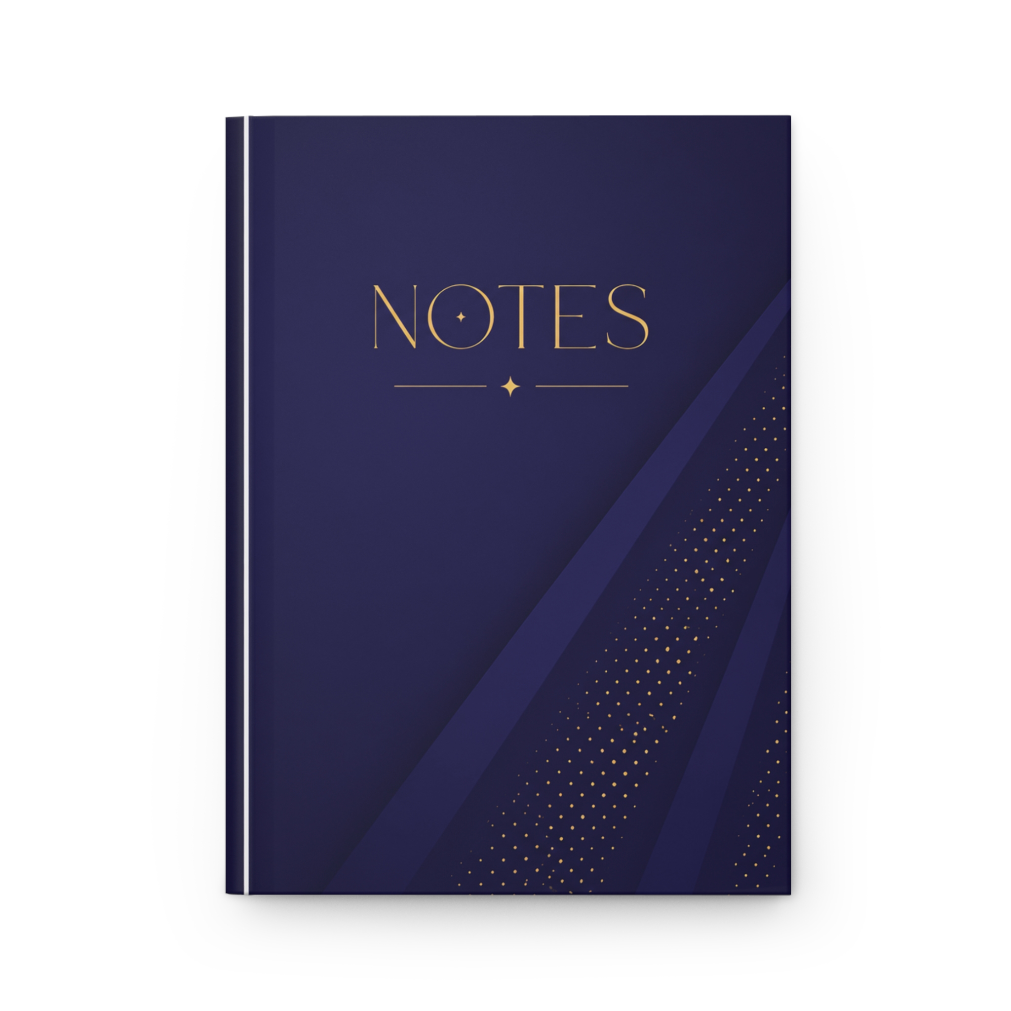 Legacy NOTES Hardcover Journal | Blue & Gold Matte Notebook - Image 4