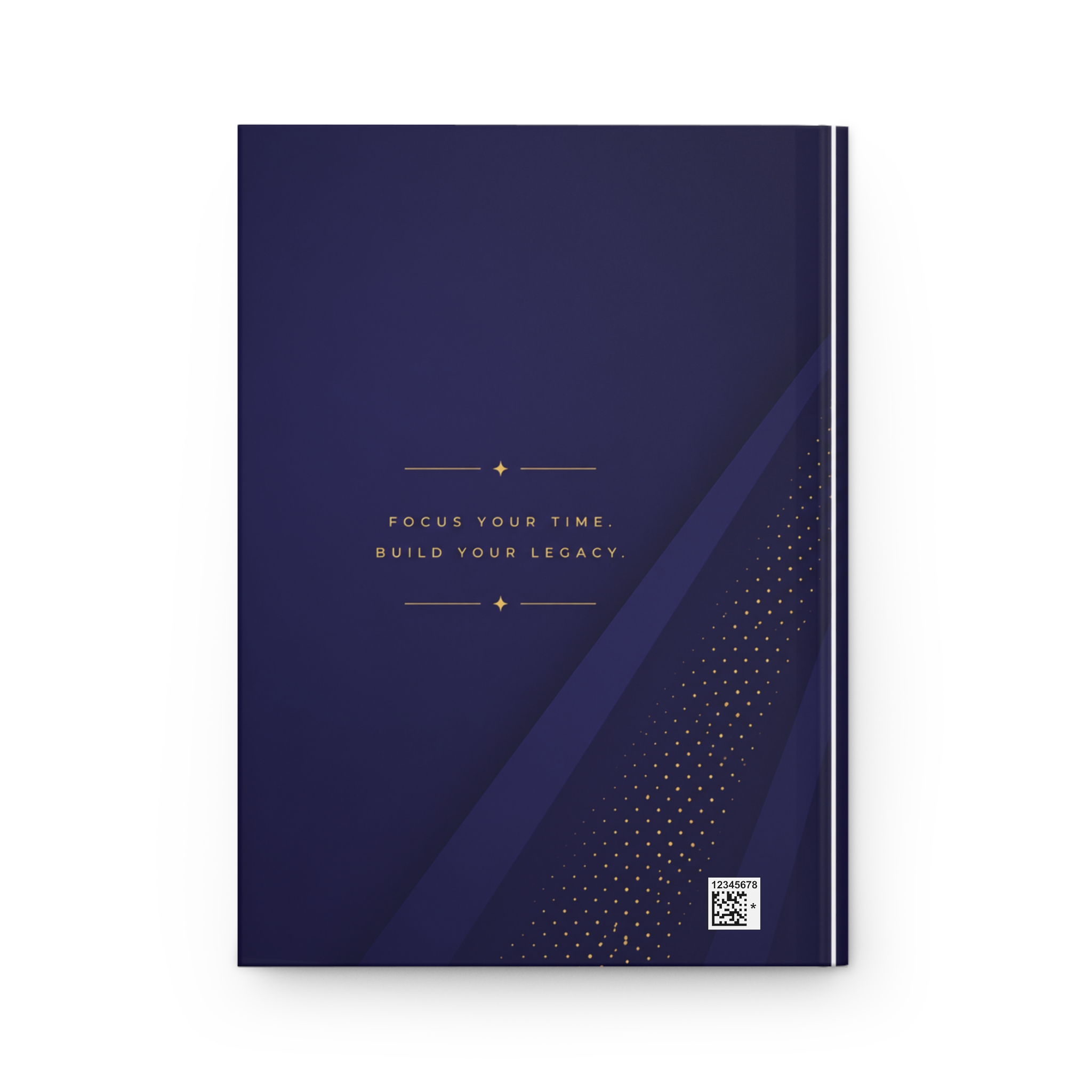 Legacy NOTES Hardcover Journal | Blue & Gold Matte Notebook - Image 5