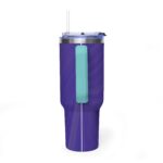 Purple 'do' Script 40oz Vacuum Tumbler — Insulated Travel Mug 27