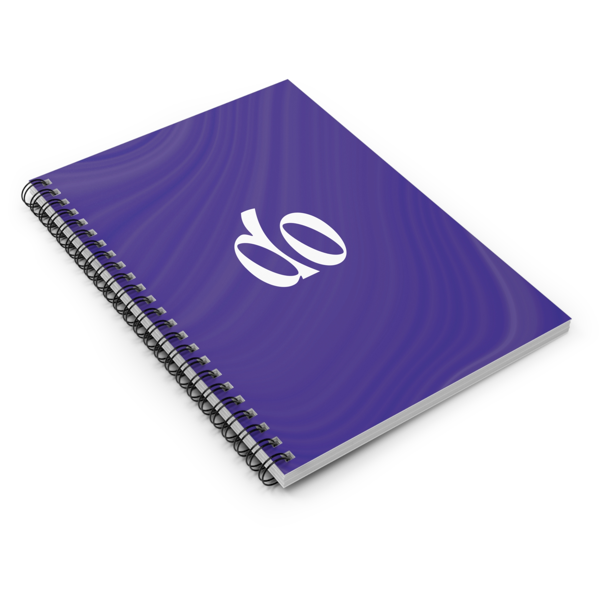Do Spiral Notebook | Ruled Line Journal, Purple Swirl Cover - Image 4
