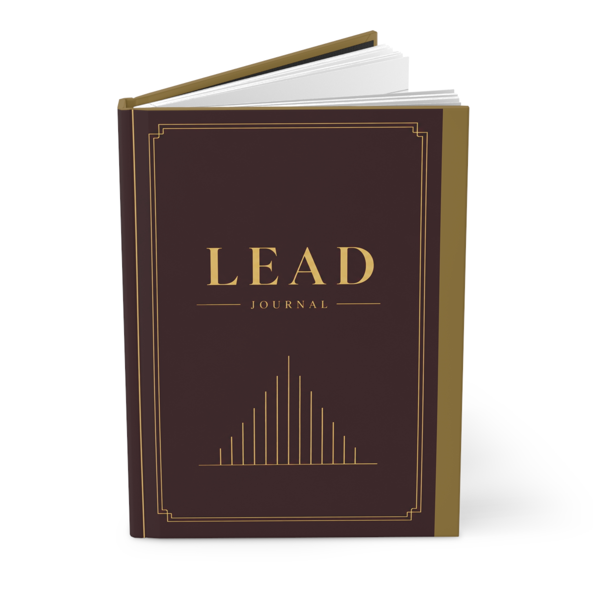 LEAD Hardcover Journal (in Burgundy/Wine) — Professional Leadership Notebook - Image 5