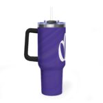 Purple 'do' Script 40oz Vacuum Tumbler — Insulated Travel Mug 10
