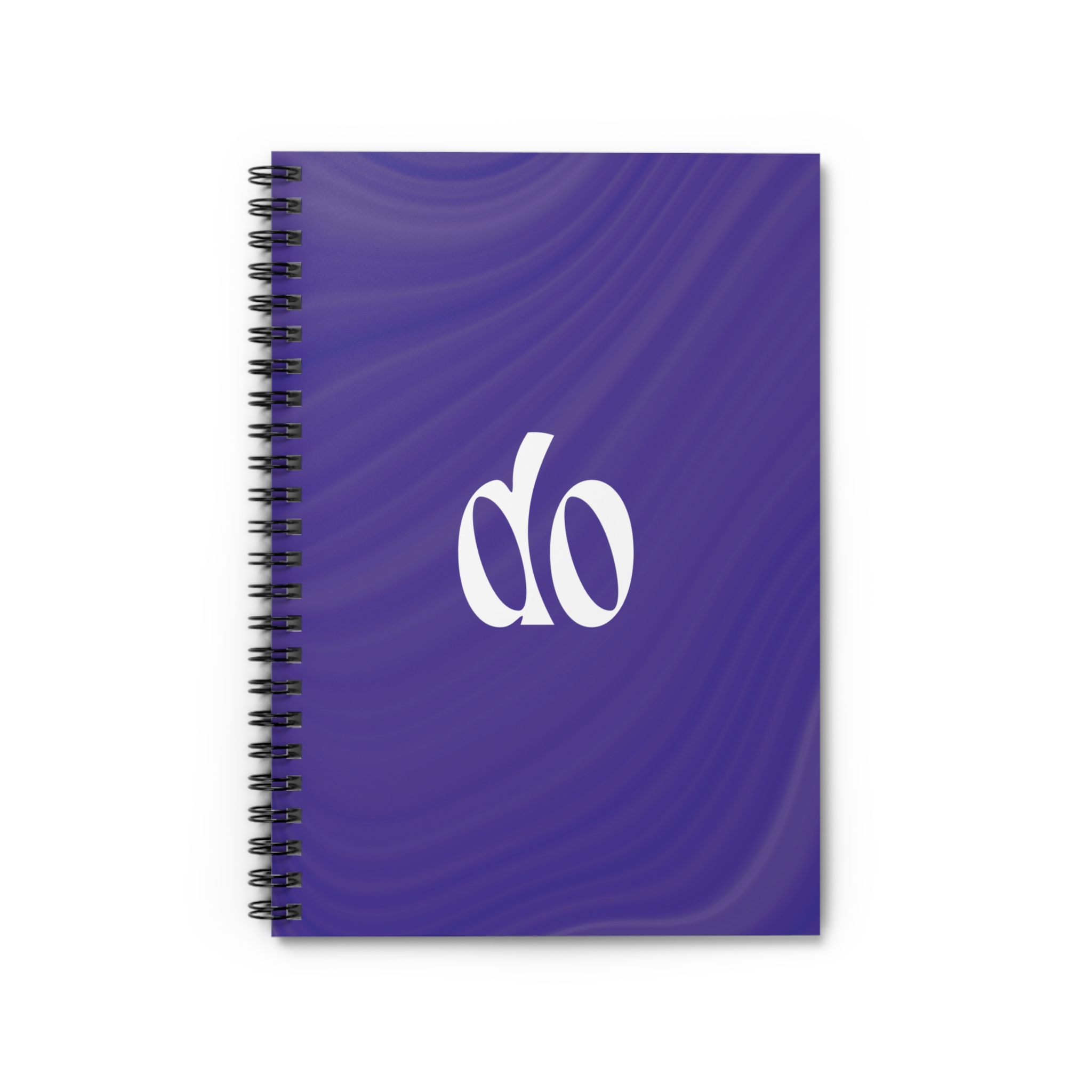 Do Spiral Notebook | Ruled Line Journal, Purple Swirl Cover - Image 2