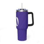 Purple 'do' Script 40oz Vacuum Tumbler — Insulated Travel Mug 12