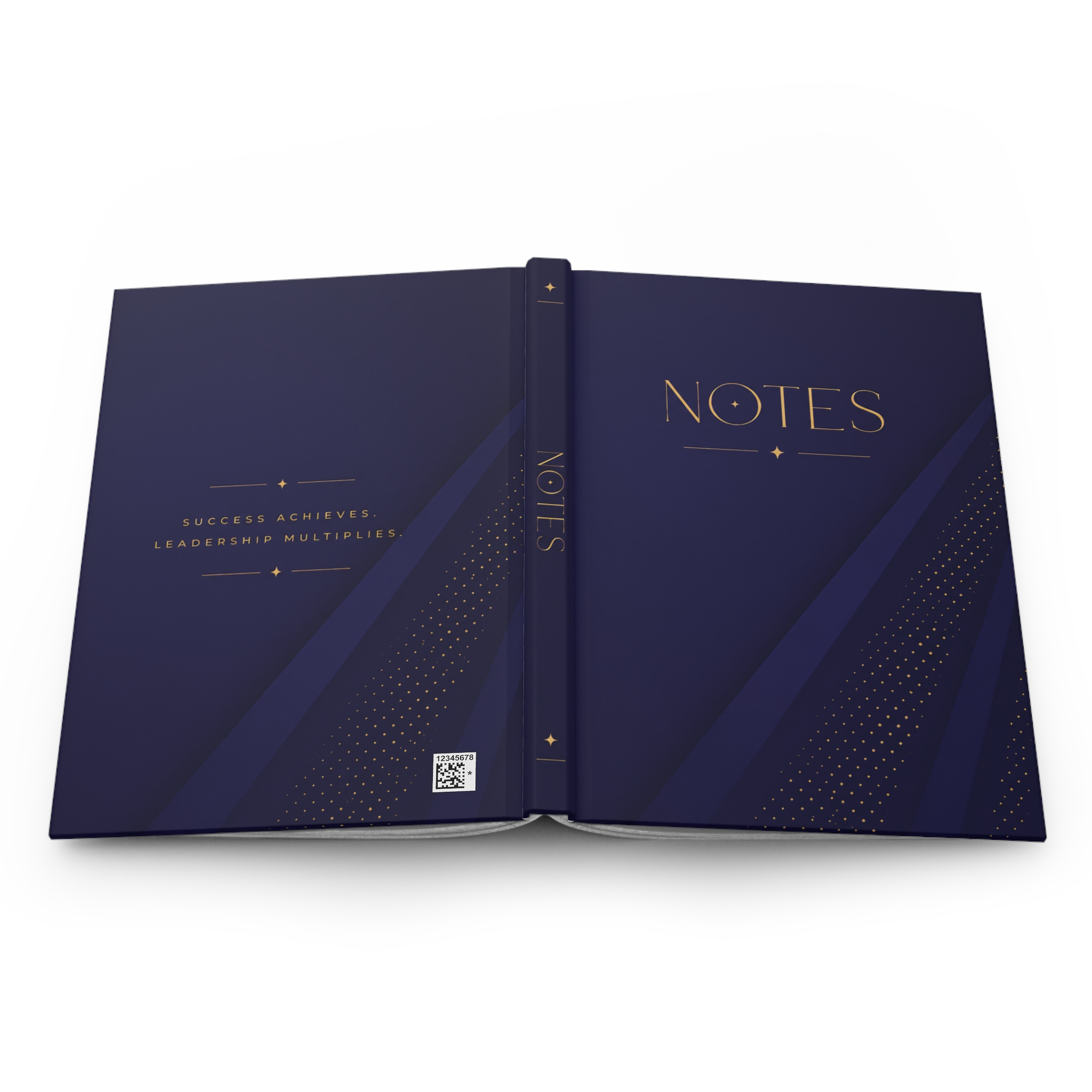 Leadership Multiplies NOTES Hardcover Journal | Blue & Gold Matte Notebook - Image 2