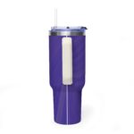 Purple 'do' Script 40oz Vacuum Tumbler — Insulated Travel Mug 15