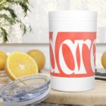 Tumbler – Bold Red Retro Script Vacuum Insulated 11oz 5