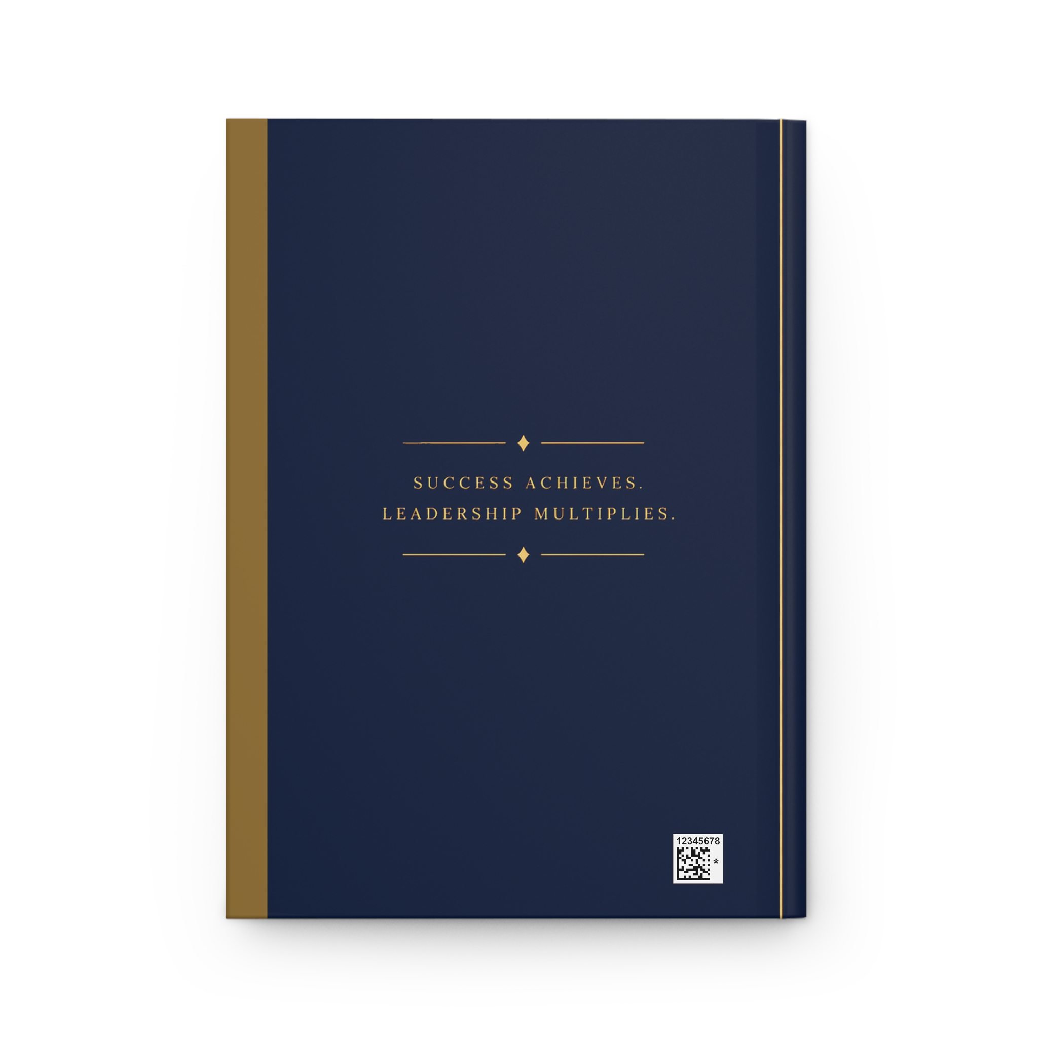 LEAD Hardcover Journal (in Blue) — Professional Notebook - Image 4