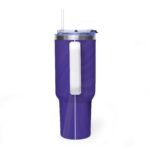 Purple 'do' Script 40oz Vacuum Tumbler — Insulated Travel Mug 3