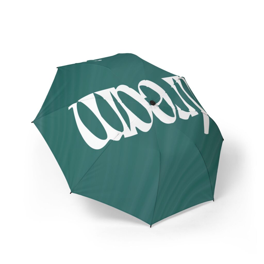 Foldable Umbrella — Teal 'Dream' Semi‑Automatic Compact Rain Umbrella