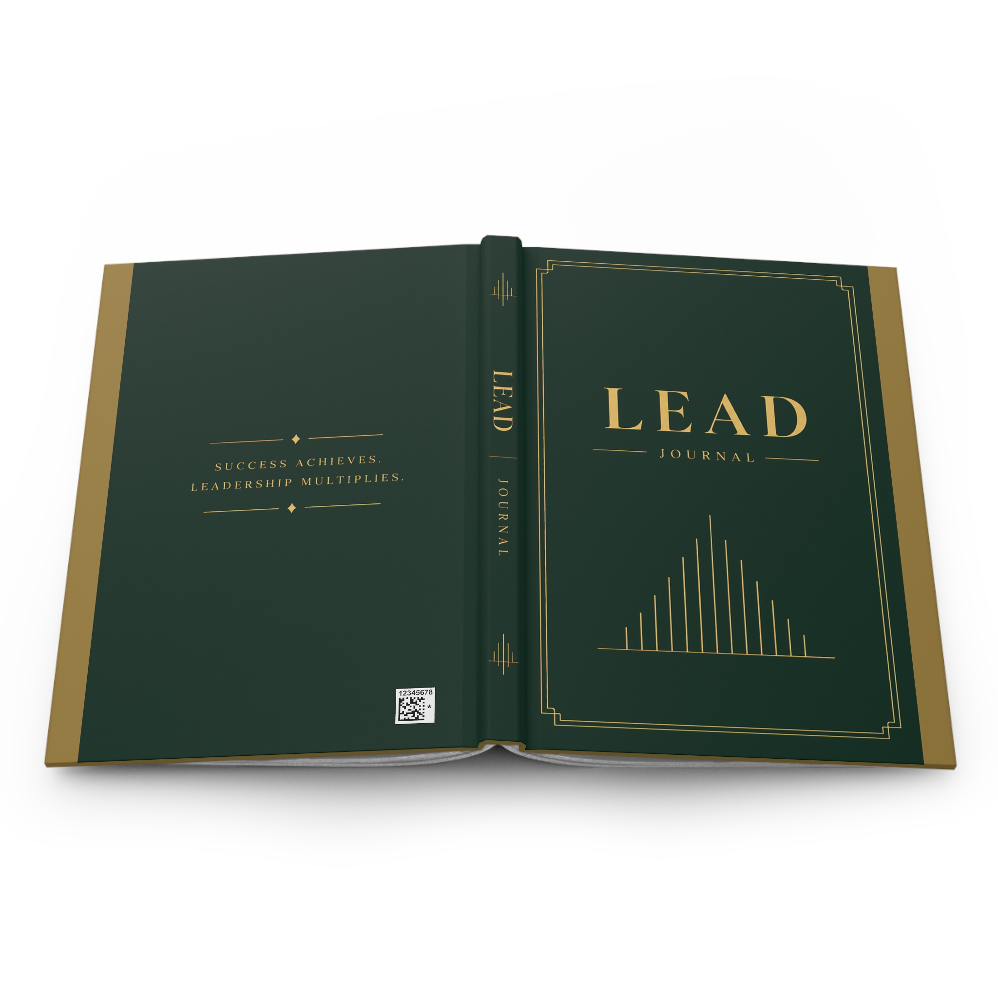 LEAD Hardcover Journal (in Green) — Professional Notebook - Image 2
