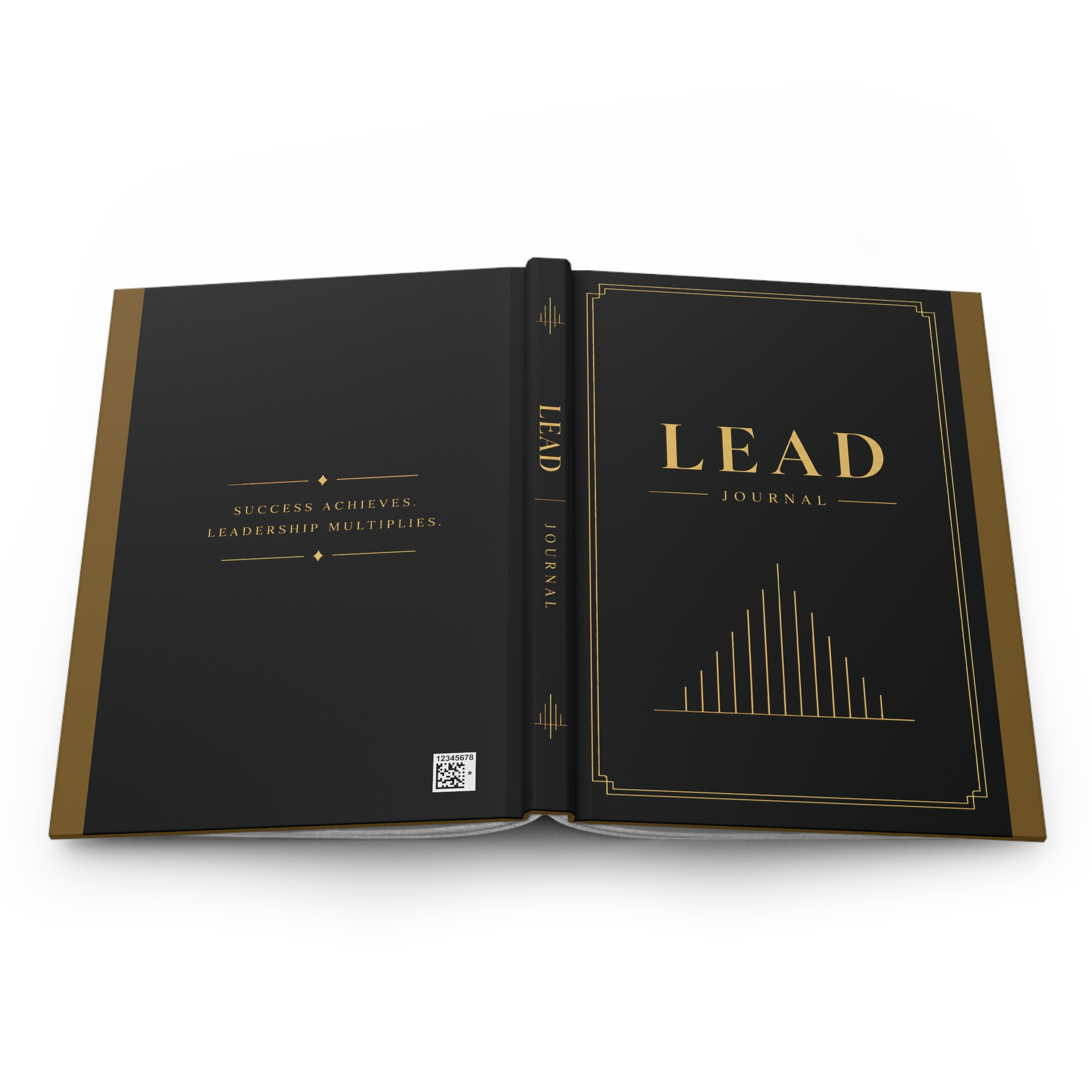LEAD Hardcover Journal (in Black) — Professional Notebook - Image 2