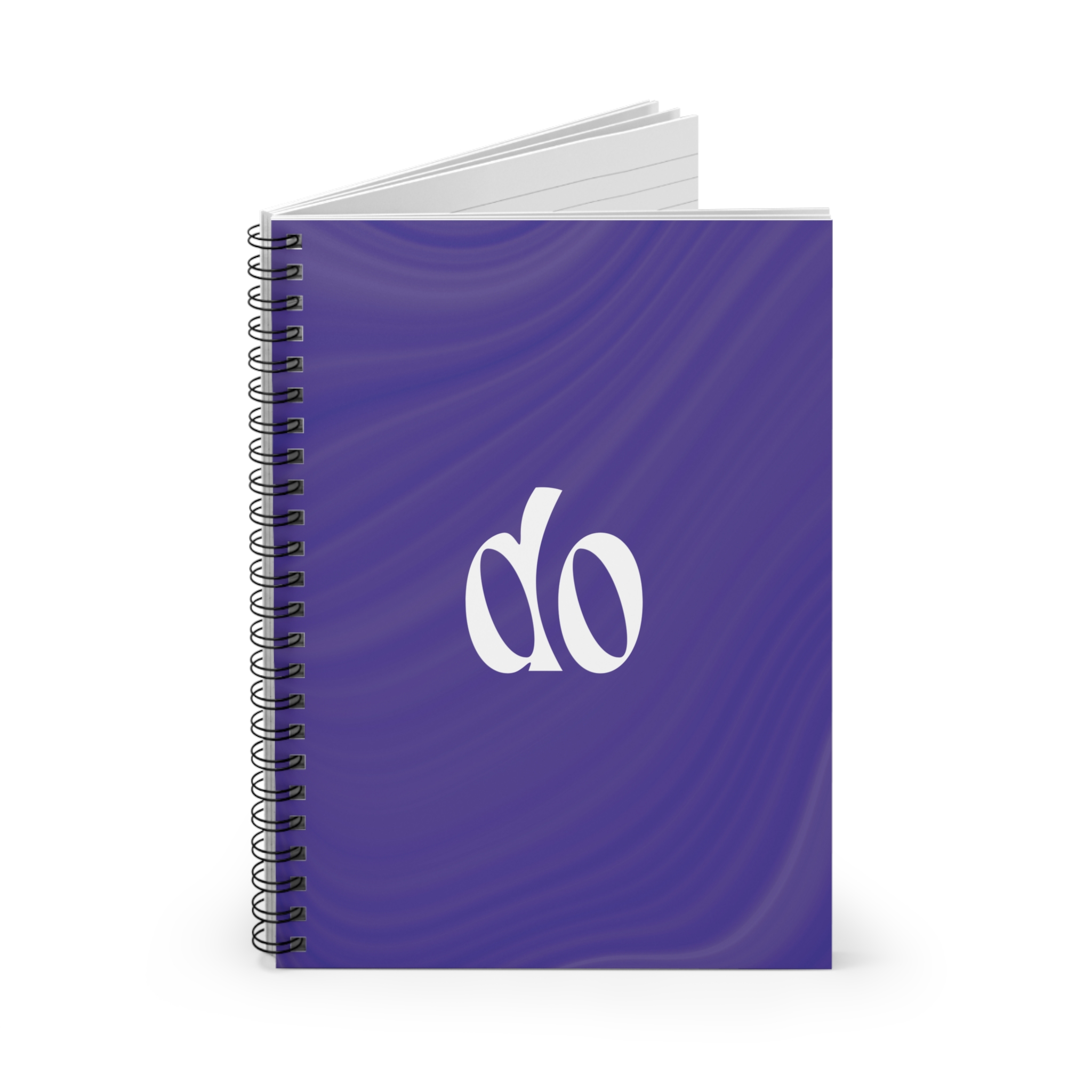 Do Spiral Notebook | Ruled Line Journal, Purple Swirl Cover - Image 3
