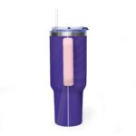 Purple 'do' Script 40oz Vacuum Tumbler — Insulated Travel Mug 47