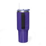 Purple 'do' Script 40oz Vacuum Tumbler — Insulated Travel Mug 11