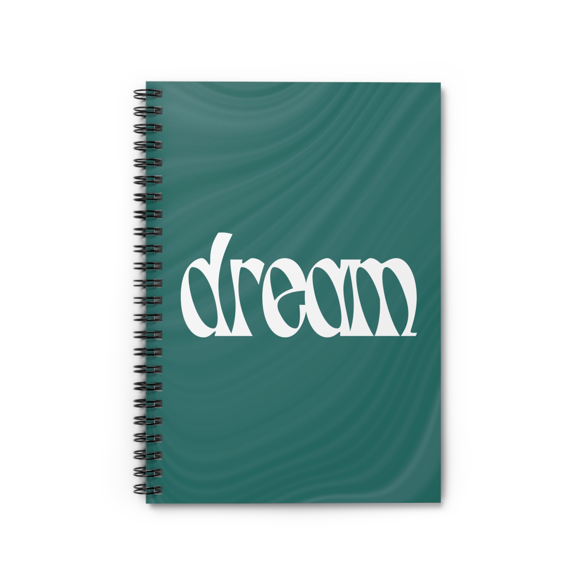 Dream Spiral Notebook | Ruled Journal, Green Swirl Cover - Image 2