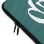 Dream Laptop Sleeve — Retro Script Teal Protective Case 27