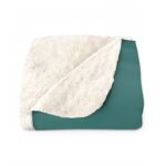Dream Sherpa Fleece Blanket – Cozy Teal Throw for Bedroom, Naptime & Gift 6
